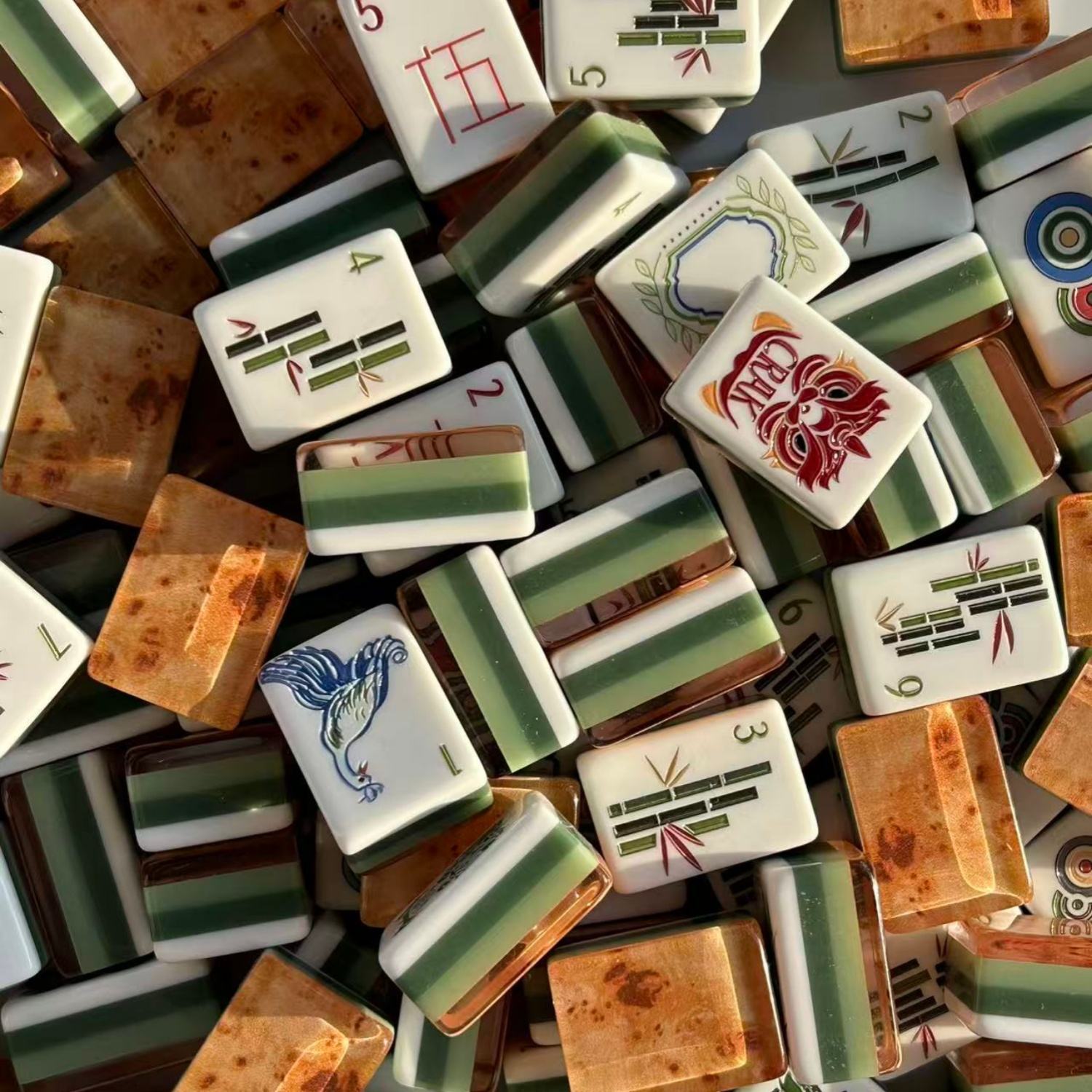 Modern Artisan Mahjong Tiles
