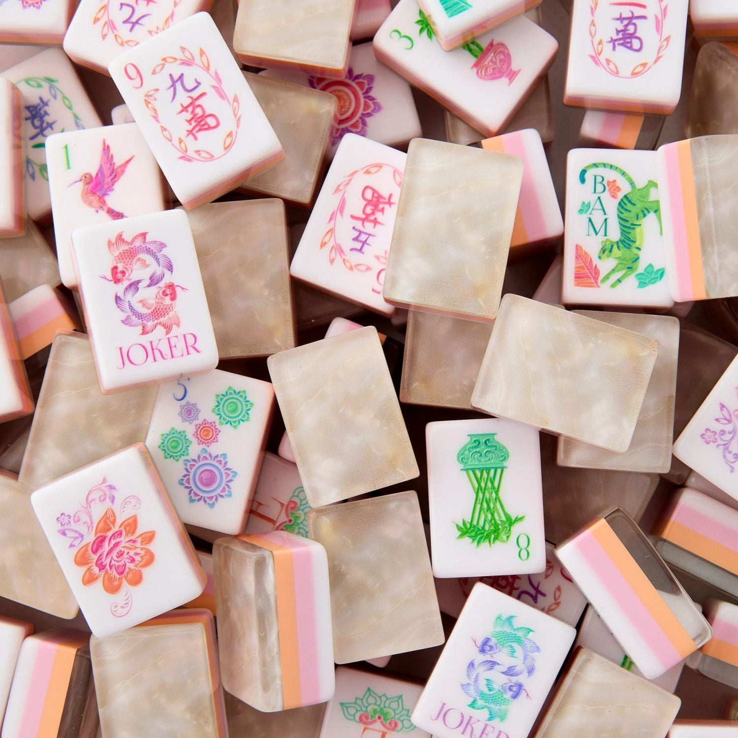 Modern Artisan Mahjong Tiles