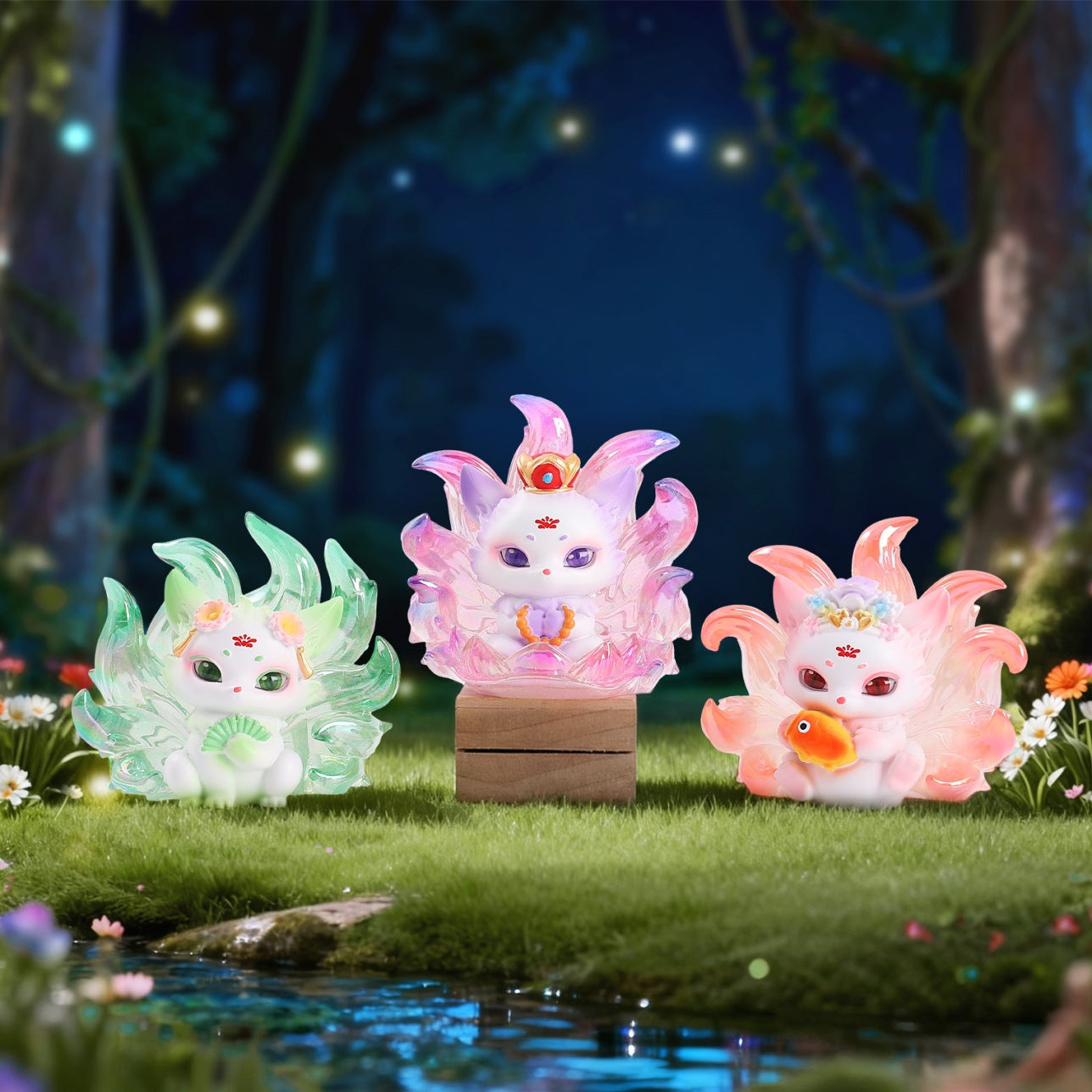 Nine-Tailed Fox – Auspicious Guardian Figurine